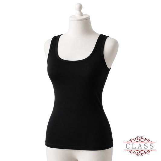 CLASS | بروتيل نسائي عريض قطن 100% | Women Wide Strap Camisole