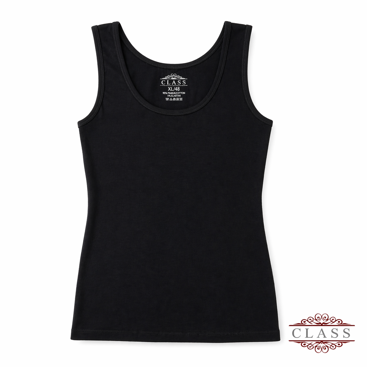 CLASS | بروتيل نسائي عريض قطن 100% | Women Wide Strap Camisole
