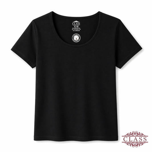 CLASS | فانيلا نسائية نص كم قطن 100% | Women Half Sleeve Cotton Shirt