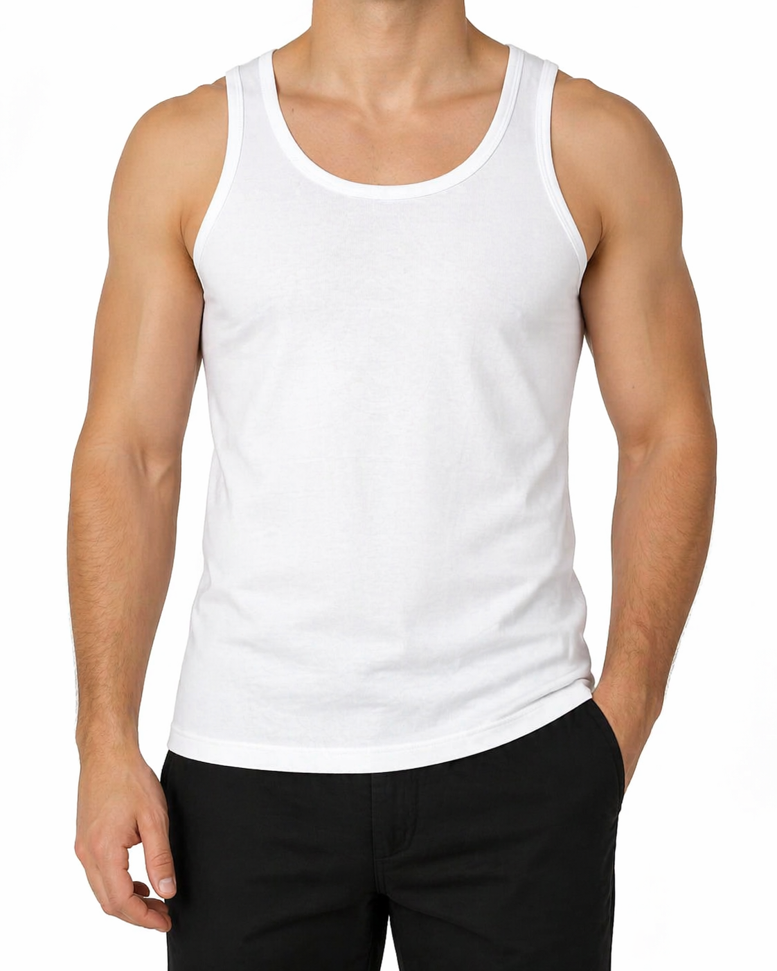 فانيلا رجالي شيّال قطن 100% – سوبر حسكور | Super Haskor Cotton Tank Top