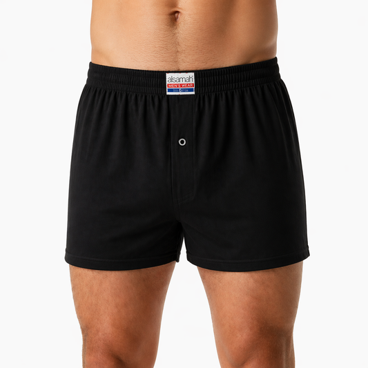 شورت رجالي قطني 100% (قطعتين) – السماح | Alsamah 2-Pack Cotton Shorts