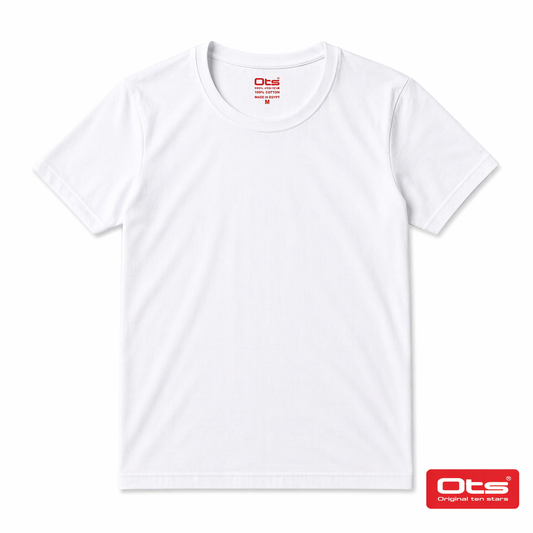 فانيلا رجالي نص كم قبة دائرية قطن مريح – OTS | OTS Round Neck Cotton T-Shirt