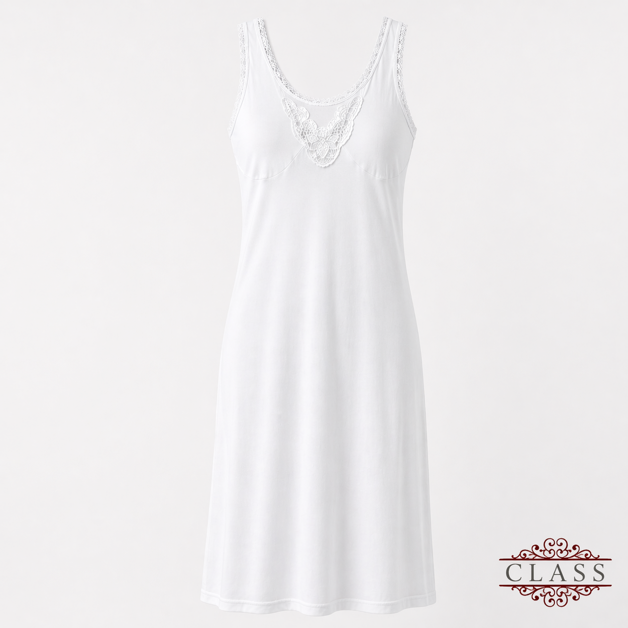 فانيلا نسائي طويل مكسي (شلحة) قطن 100% | Women’s Maxi Cotton Slip