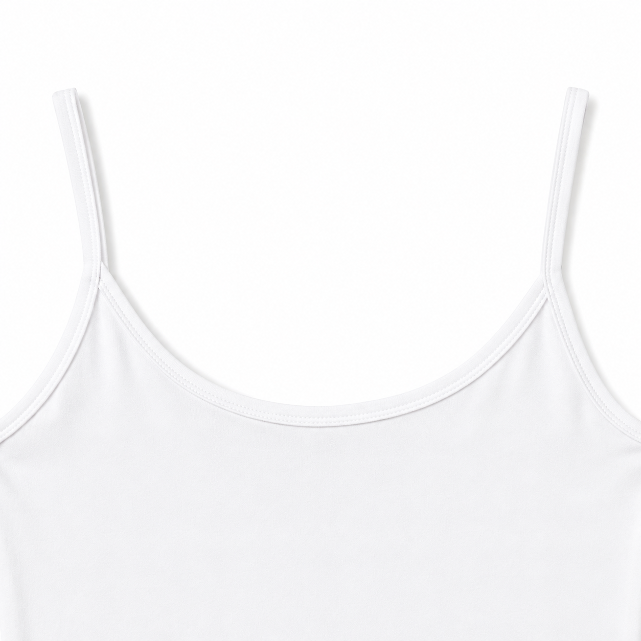 1223 | شيال نسائي قطني – تصميم بظهر مستقيم – Tolin تولين | Women's Cotton Camisole