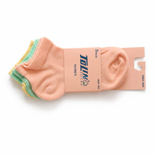 جرابات نسائية خيط بامبو معطرة – Tolin تولين | بكج 3 أزواج | Women's Scented Bamboo Socks