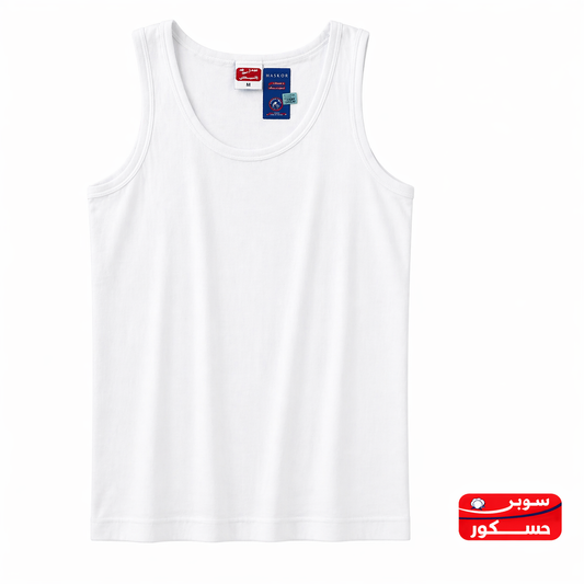 فانيلا رجالي شيّال قطن 100% – سوبر حسكور | Super Haskor Cotton Tank Top