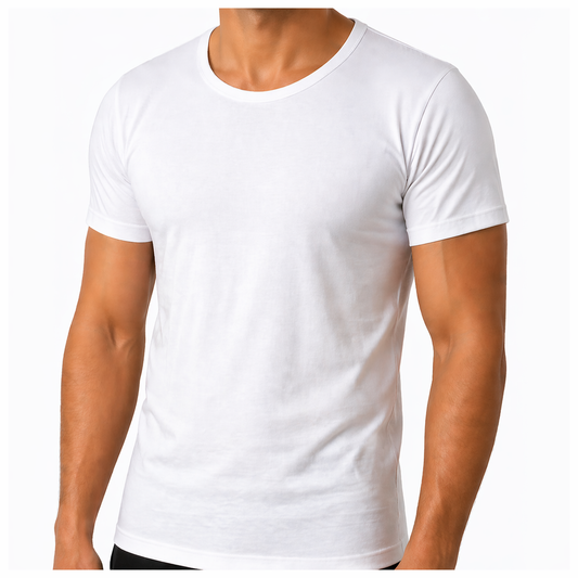 فانيلا رجالي نص كم قطن 100% – سوبر حسكور | Super Haskor Cotton T-Shirt