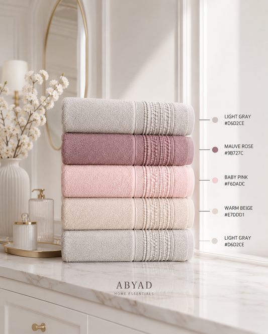 بشكير فاخر تركي - قطن 100% | Premium Turkish Cotton Towel