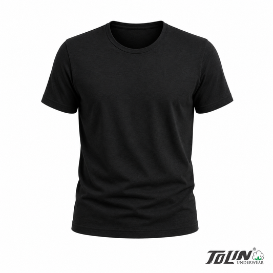 فانيلا رجالي ملون نص كم تولين – Tolin Men's Short Sleeve Cotton T-Shirt