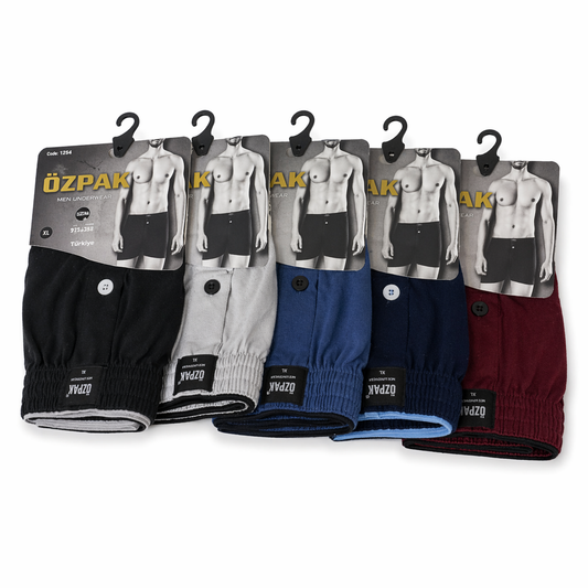 شورت رجالي قطني أوزباك (صناعة تركية) – ÖZPAK Cotton Shorts