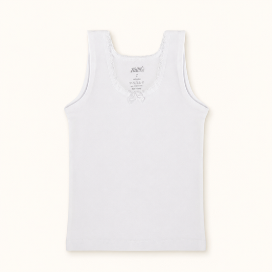 شيال بناتي تنتنة قطن 100% – تولين 1411 | Toulin Girls Cotton Tank Top 1411