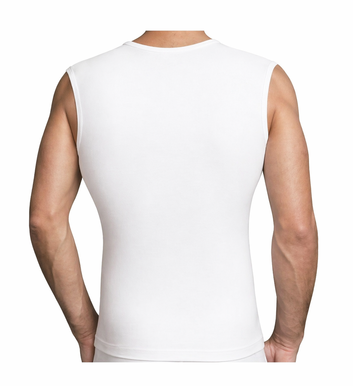 شيّال كتف عريض قبة V قطن 100% – السماح | Alsamah Wide Strap V-Neck Cotton Tank Top
