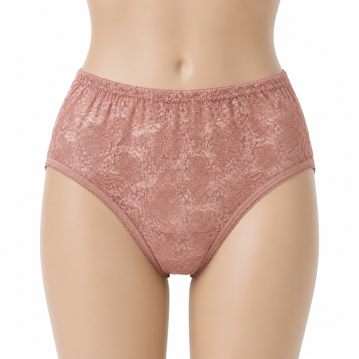 سليب دانتيل مخرم فري سايز – 6 قطع | Free Size Perforated Lace Slip – 6 Pieces