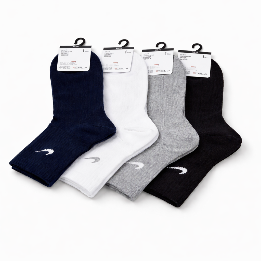 جوارب رياضية رجالية قطنية قصيرة – Men’s Athletic Cotton Short Socks