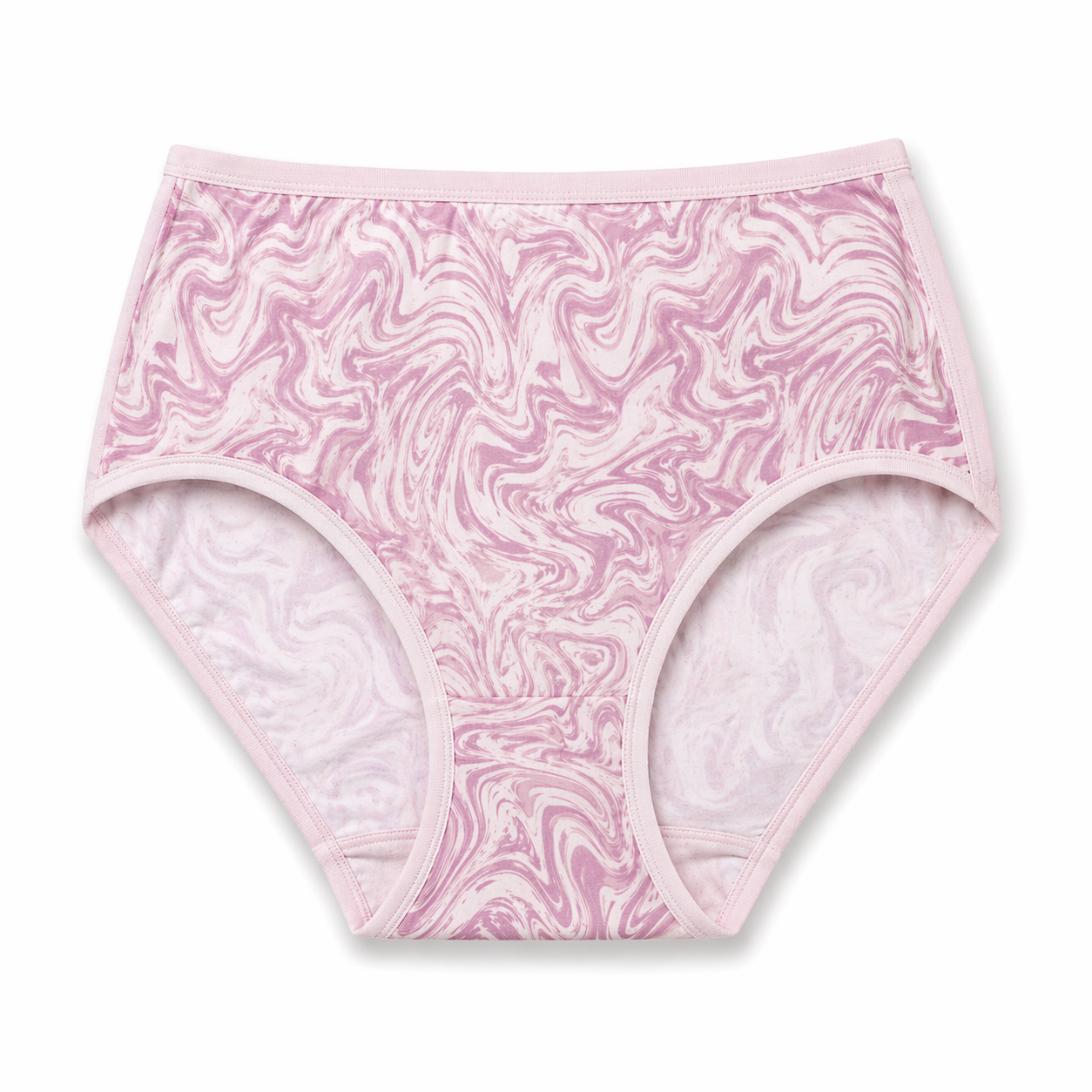 سليب نسائي عالي الخصر (بكج 6 قطع) – TOLIN Women High Waist Briefs 6-Pack (صناعة تركية)