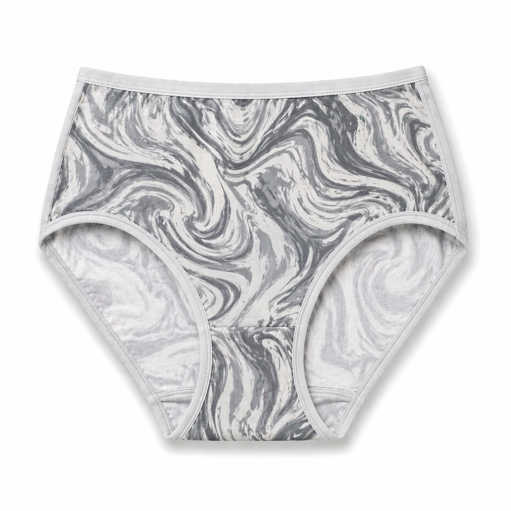 سليب نسائي عالي الخصر (بكج 6 قطع) – TOLIN Women High Waist Briefs 6-Pack (صناعة تركية)
