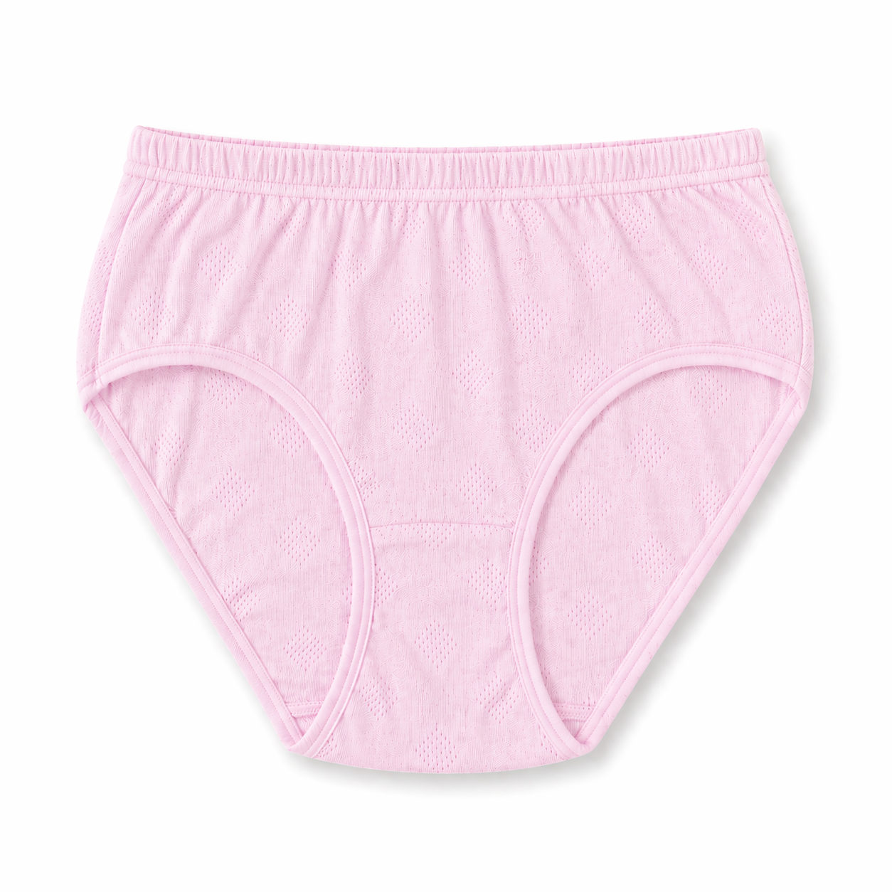 سليب نسائي قطني 100% مخرّم ملون – صناعة تركية | 100% Cotton Perforated Panty