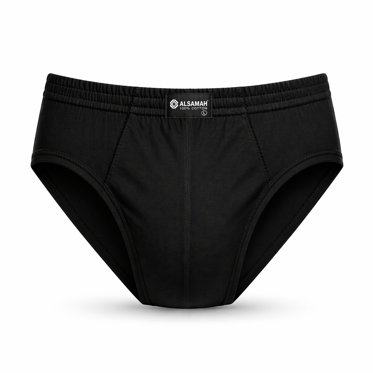 سليب رجالي قطني 100% – 3 قطع لون واحد – السماح | Alsamah 3-Pack Cotton Briefs
