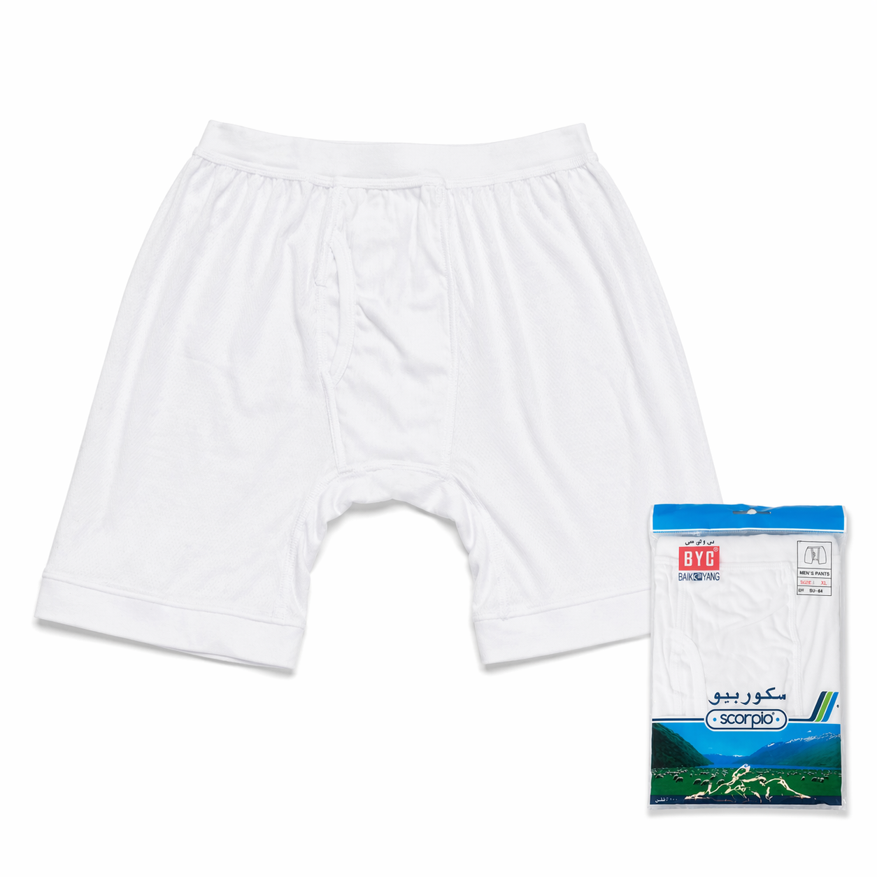 بوكسر رجالي قطني كوري سكـوربيو – Korean Scorpio Cotton Boxer Shorts