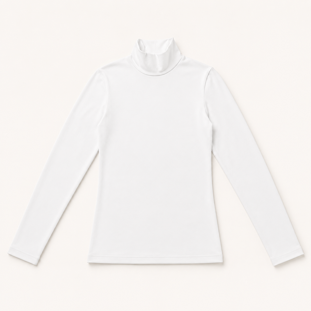 6257 | قبة هاينك كم – Tolin تولين | Women's High Neck Long Sleeve Top