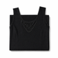 فانيلا نسائي متوسط الطول (شلحة) أسود | Women’s Mid-Length Cotton Slip - Black