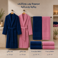 **طقم روب ومناشف ثنائي رجالي - نسائي فاخر من روليندا – Rolinda Luxury Duo Spa Collection**