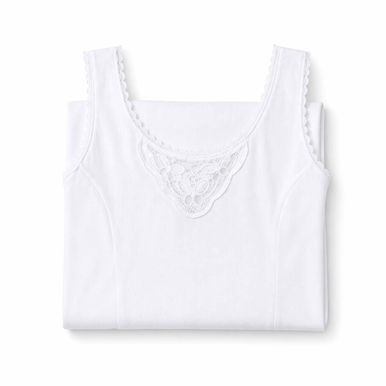 فانيلا نسائي متوسط الطول (شلحة) | Women’s Mid-Length Cotton Slip