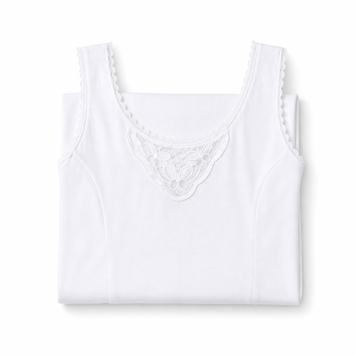 فانيلا نسائي متوسط الطول (شلحة) | Women’s Mid-Length Cotton Slip