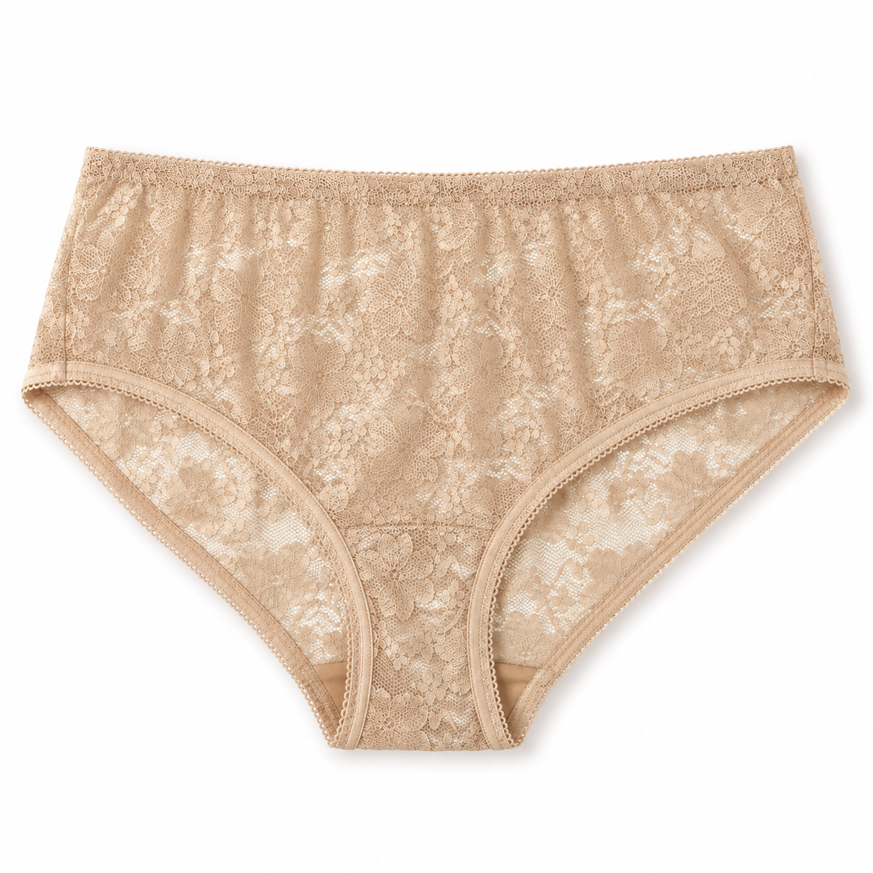 سليب دانتيل مخرم فري سايز – 6 قطع | Free Size Perforated Lace Slip – 6 Pieces