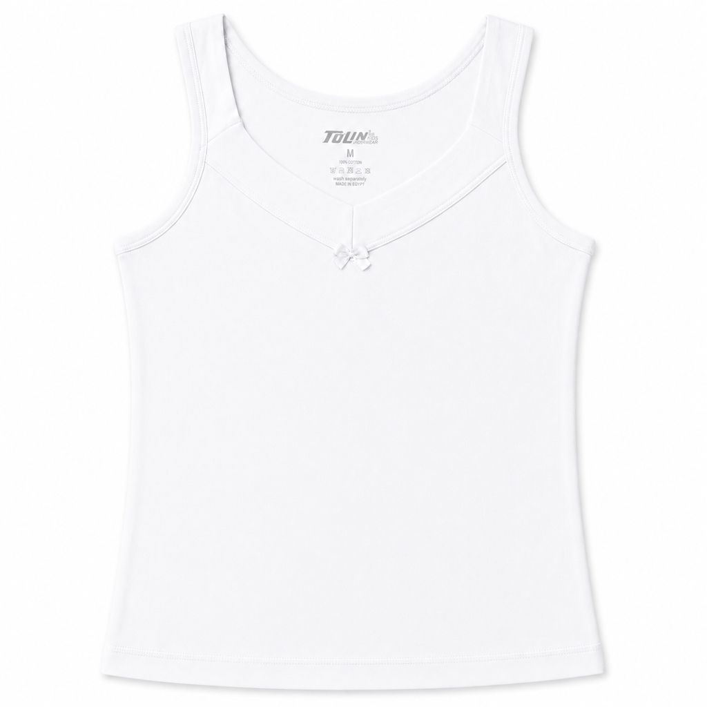 1214 | شيال نسائي قطني – Tolin تولين | Women’s Cotton Camisole