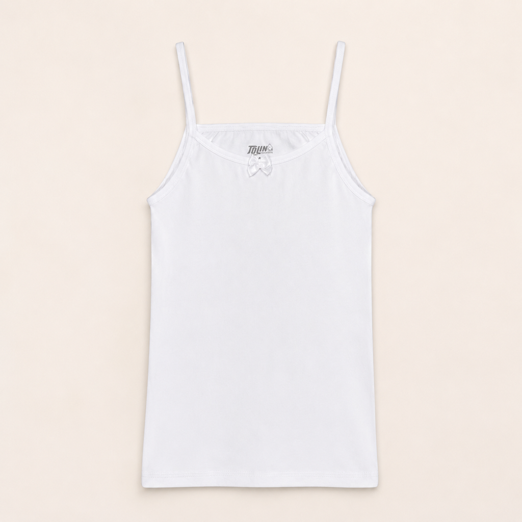 بروتيل بناتي أبيض – تولين 1421 | Toulin Girls Camisole 1421