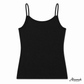 شيال بروتيل رفيع قطني أسود من السماح | Alsamah Black Thin Strap Cotton Camisole
