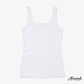شيال عريض قطني نسائي أبيض | White Cotton Wide Strap Camisole
