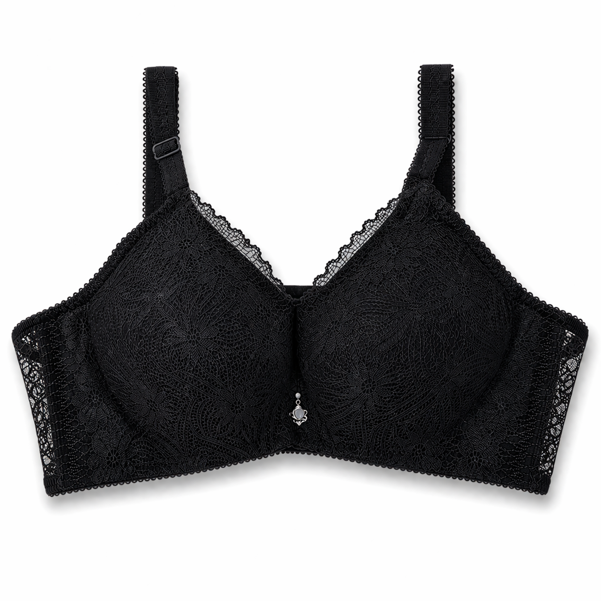 ستيان دانتيل بكمر  عريض | Lace Bra with Wide Sheer Band