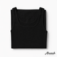 شيال عريض قطني نسائي أسود | Black Cotton Wide Strap Camisole