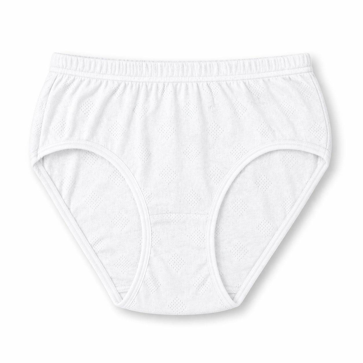 سليب نسائي قطني 100% مخرّم ملون – صناعة تركية | 100% Cotton Perforated Panty