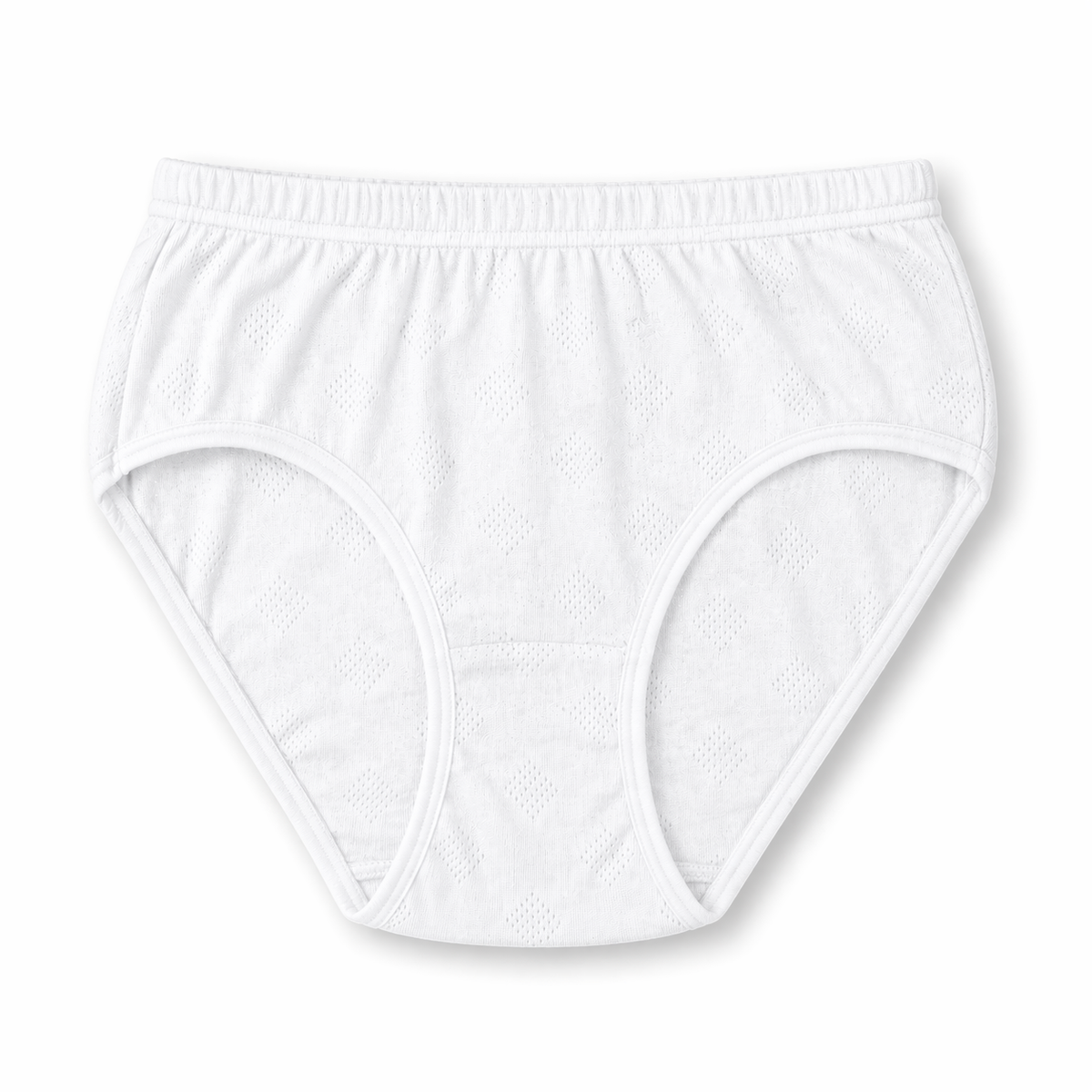 سليب نسائي قطني 100% مخرّم ملون – صناعة تركية | 100% Cotton Perforated Panty