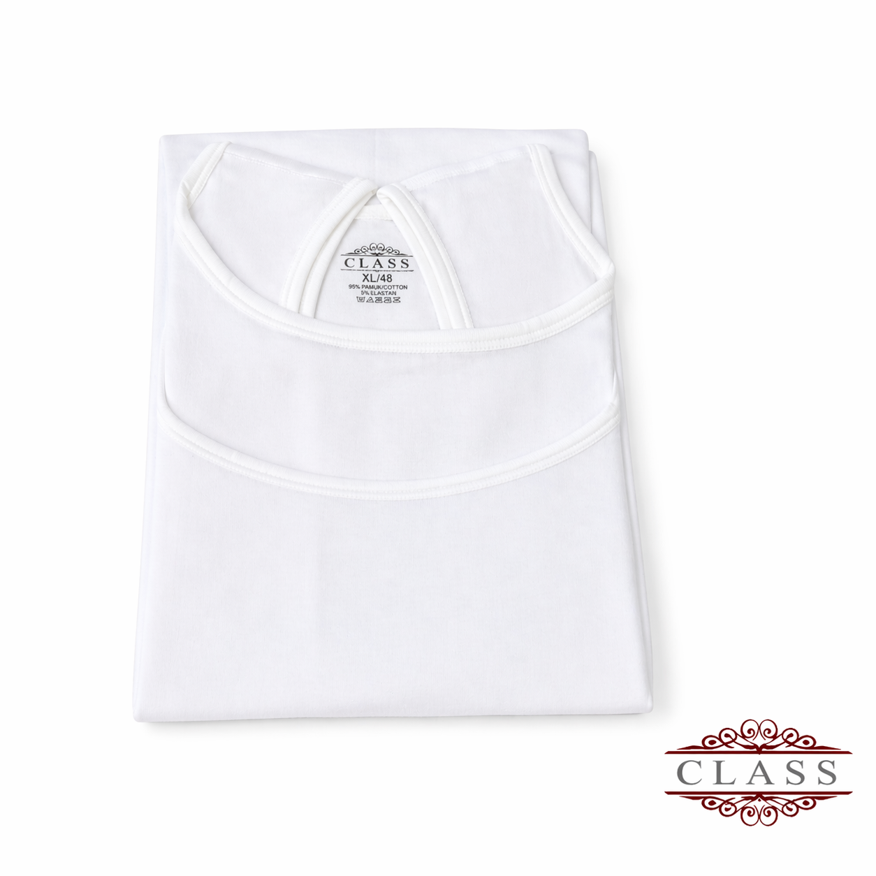 CLASS | بروتيل نسائي عريض قطن 100% | Women Wide Strap Camisole