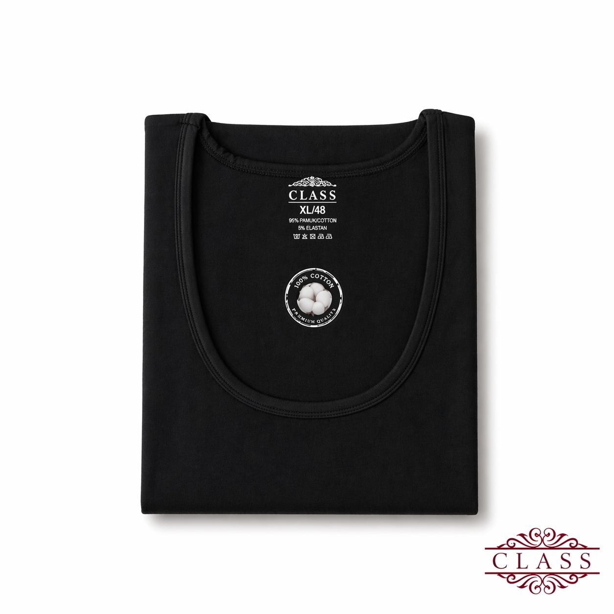 CLASS | فانيلا نسائية نص كم قطن 100% | Women Half Sleeve Cotton Shirt