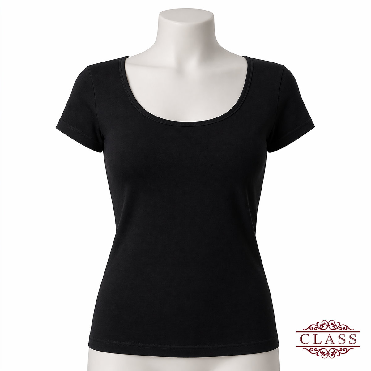 CLASS | فانيلا نسائية نص كم قطن 100% | Women Half Sleeve Cotton Shirt