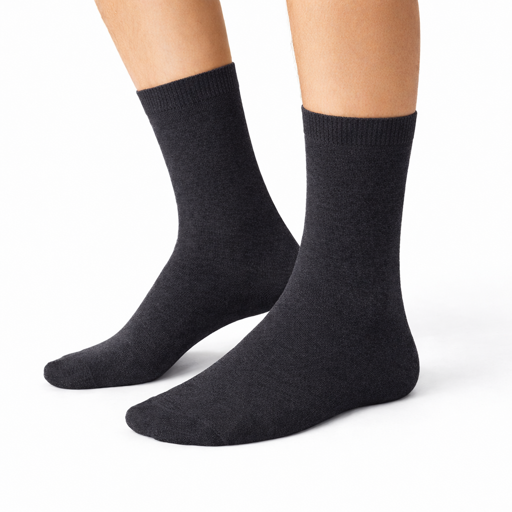 جوارب رجالية قطنية طويلة من برو (PRO Socks) – Cotton Crew Socks