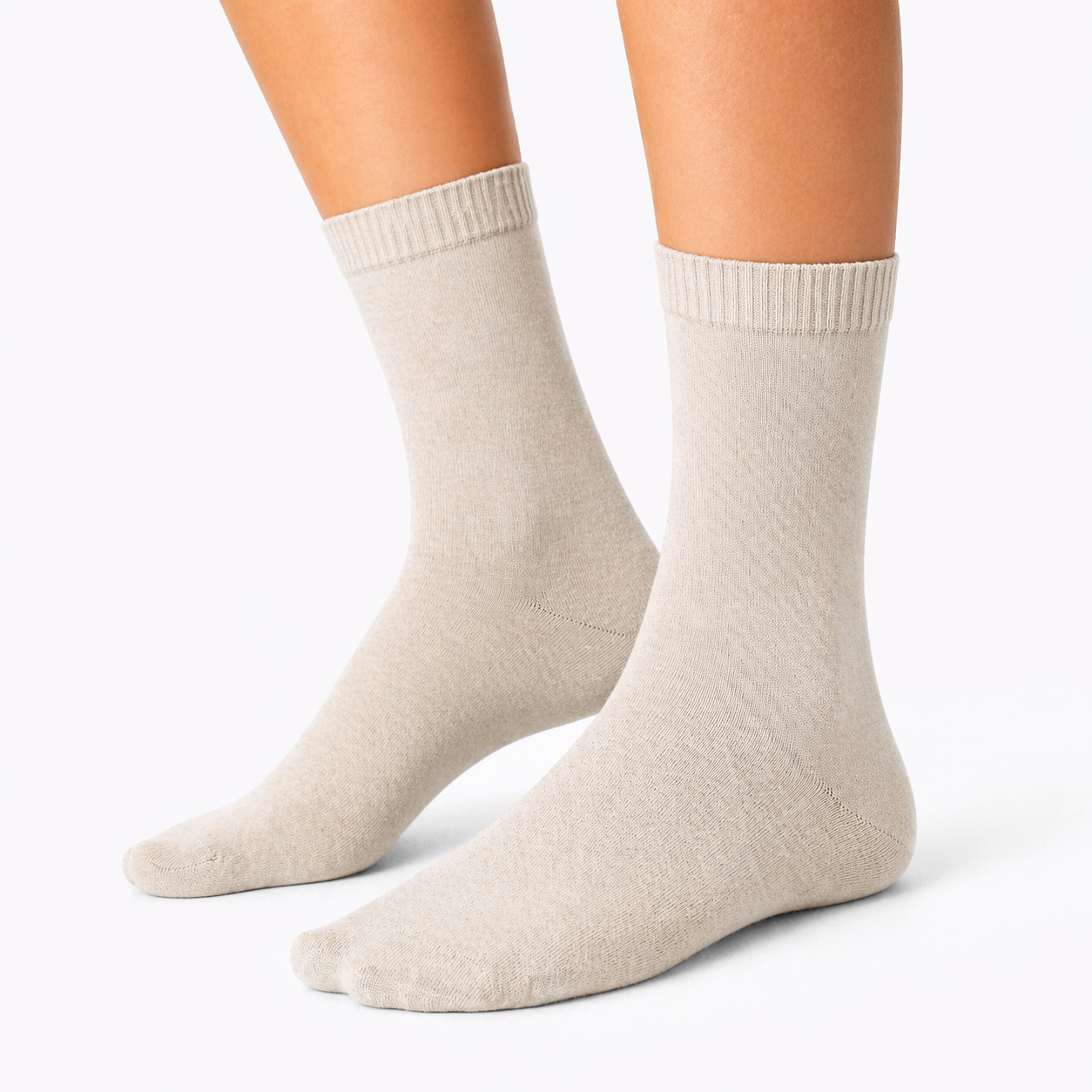 جوارب رجالية قطنية طويلة من برو (PRO Socks) – Cotton Crew Socks