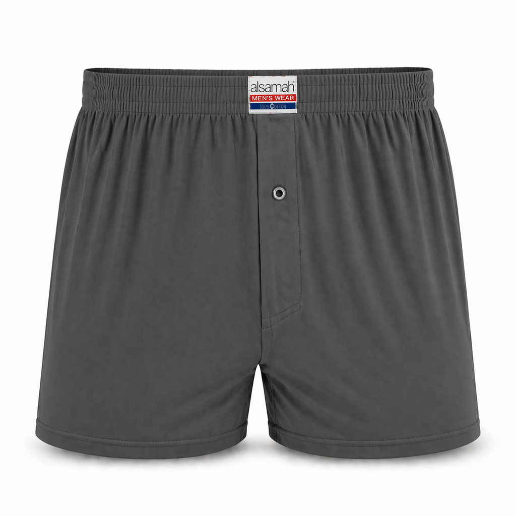 شورت رجالي قطني 100% (قطعتين) – السماح | Alsamah 2-Pack Cotton Shorts