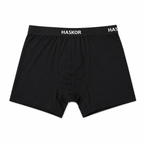 بوكسر رجالي قطني 95% ملون (أسود – كحلي – سكني) – سوبر حسكور | Super Haskor Cotton Boxer