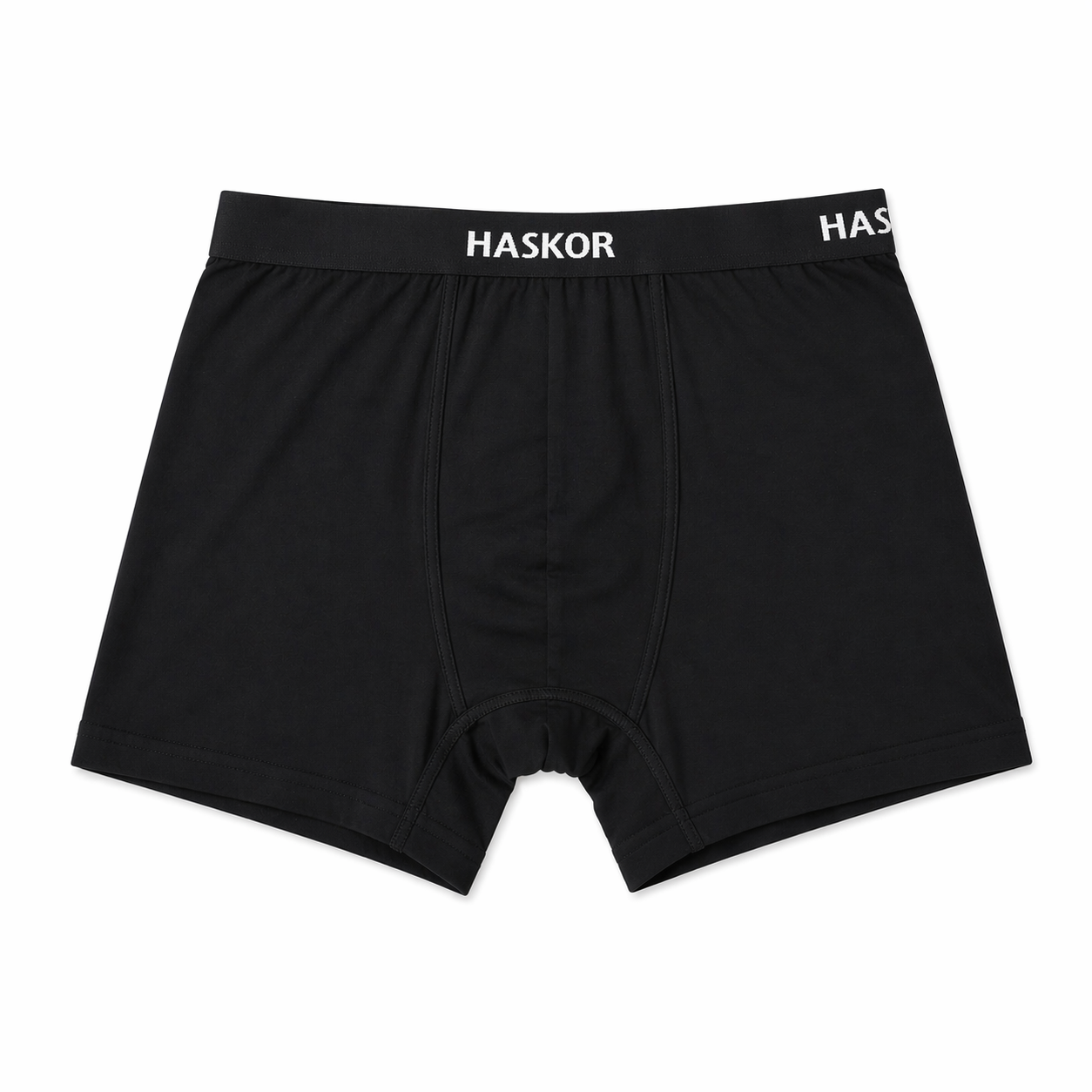 بوكسر رجالي قطني 95% ملون (أسود – كحلي – سكني) – سوبر حسكور | Super Haskor Cotton Boxer