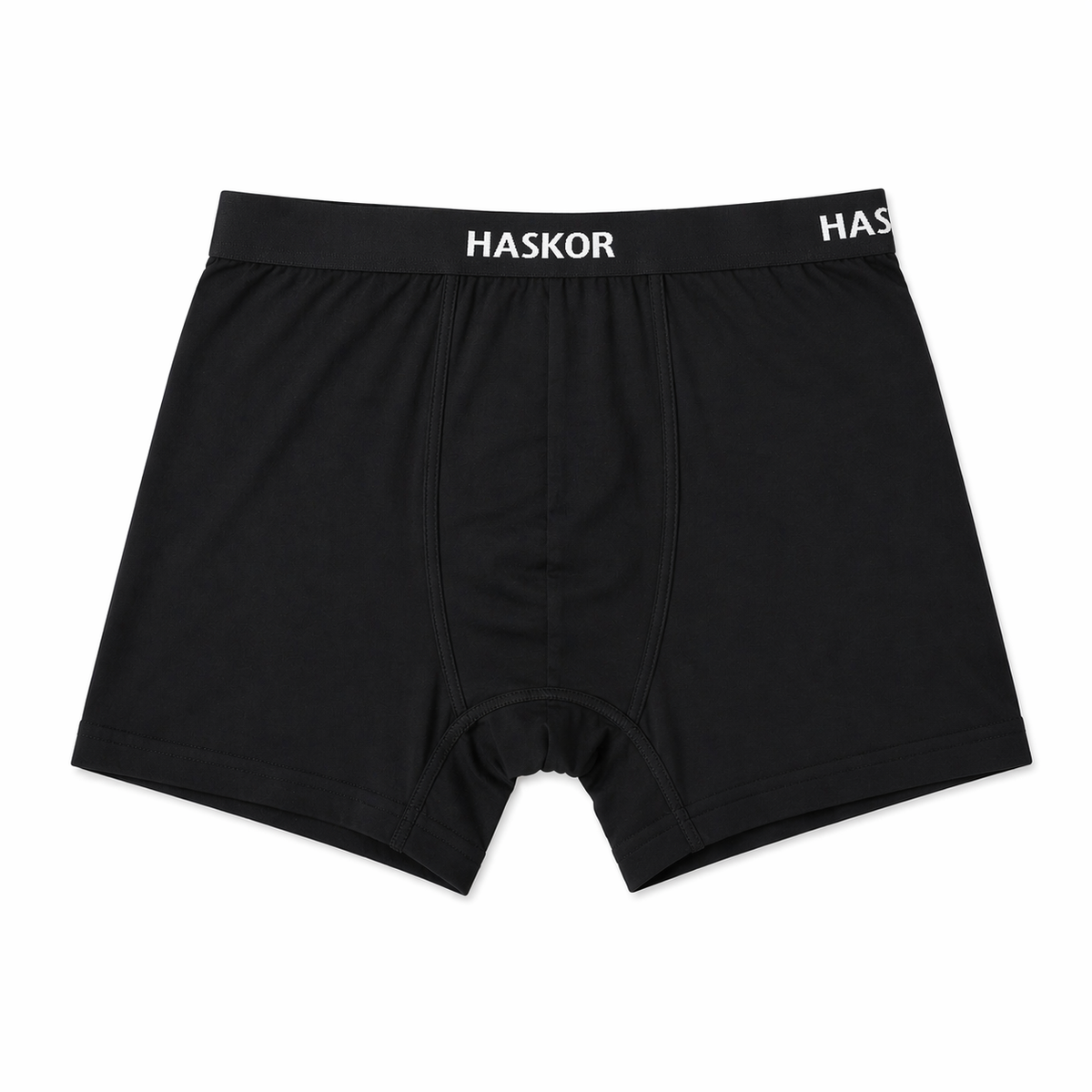 بوكسر رجالي قطني 95% ملون (أسود – كحلي – سكني) – سوبر حسكور | Super Haskor Cotton Boxer
