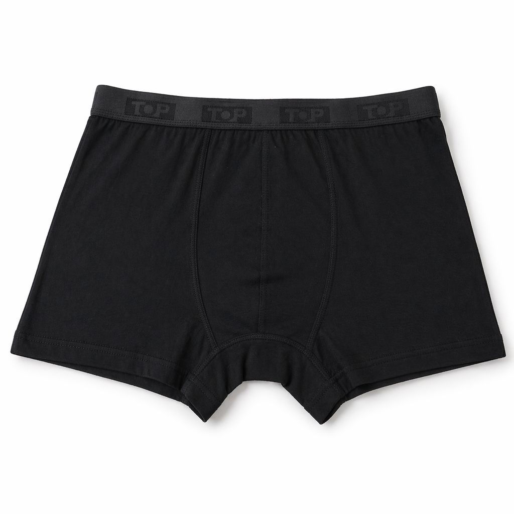 بوكسر رجالي (عدد 3) قطن 100% ألوان متعددة – TOP | TOP Men’s Cotton Boxer Briefs