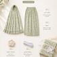 طقم صلاة نسائي قطعتين مع إكسسوارات - أخضر مورّد | Women’s 2-Piece Prayer Set with Accessories - Floral Green
