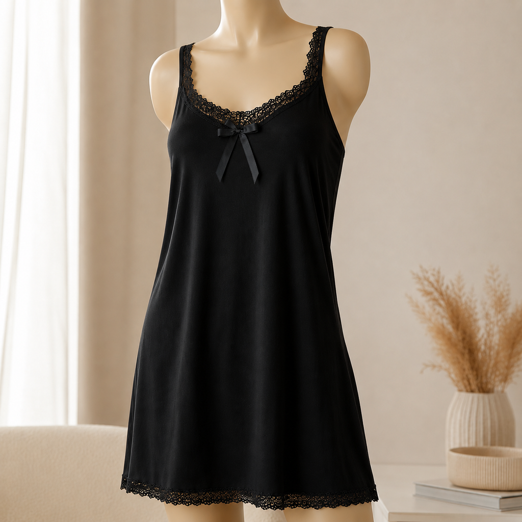 شلحة نسائية متوسطة الطول فيوكون تركي موديل 1584 | Turkish Vescone Women's Mid-Length Slip