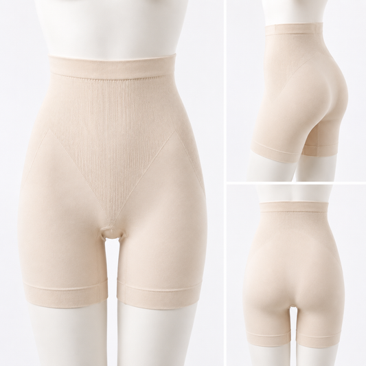 822 - كورسيت شورت شد نسائي كوزا بدون خياطة عالي الخصر | Koza Seamless Corset High Waist Shapewear Shorts